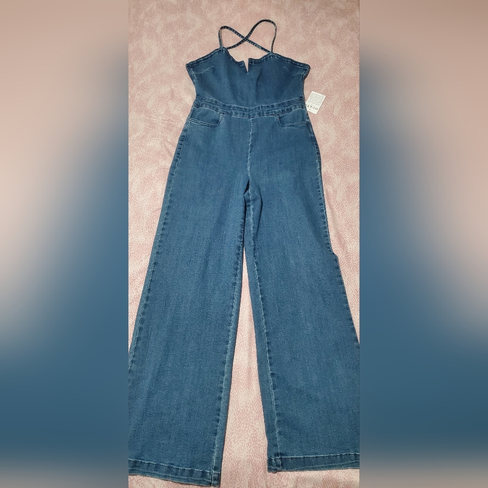 Guess Brielle denim jumpsuit